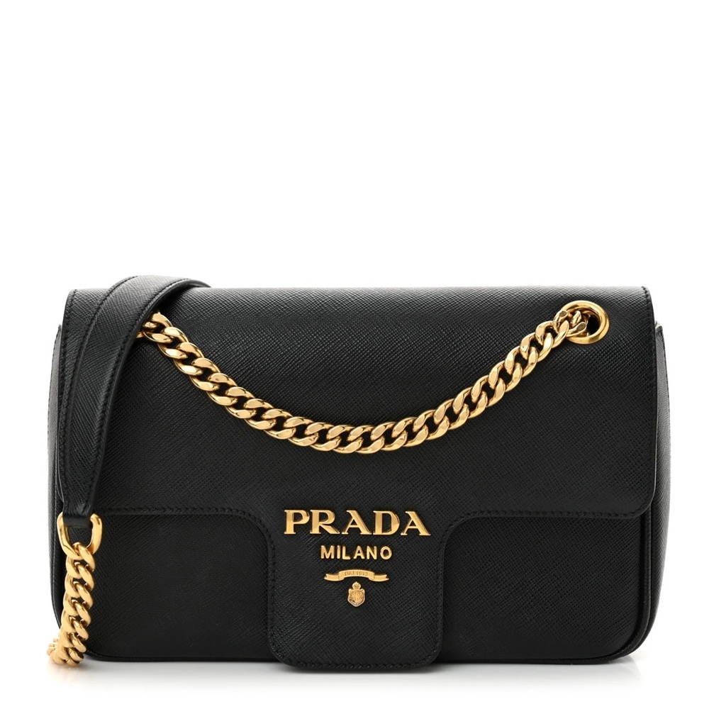 Prada Saffiano Flap Crossbody/Shoulder Bag